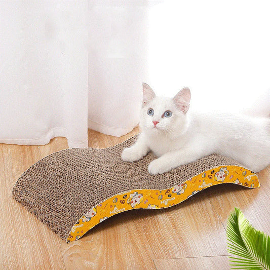 "Say goodbye to scratched furniture! 🐱 Stylish and durable scratching mat for your cat to enjoy and unwind!"